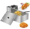 2500W 63QT6L Electless Electric Electric Fryer Home Commercial Restaurant 2106264338947