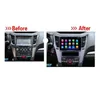 Voiture DVD DVD Player 9 pouces Android Car Mtimedia pour Subaru Outback 2010- LHD avec USB WiFi Support TPMS DVR SWC Carplay Drop Livrot a DHQN8