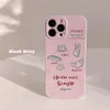 Custodia al telefono di bricchette carine coreane all'ingrosso per iPhone 15 Caso iPhone 14 13 12 11 Pro Max XS XR 7 8 Plus SE Soft Silicone Cover