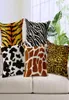 Kuddecorativ kudde mode soffa kudde täcke giraff leopard tiger zebra dekorativa täcker housse de coussin för soffa pil2945786