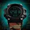 Polshorloges 7 pc's/set Skmei 1384 Soft Clock voor mannelijke reloj Hombre Shockproof 2 Time Sport Watch Digital Watches Stopwatch Count Down Mens
