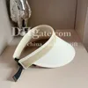 Szerokie brzeg designerski hat na plażę kapelusz biały prosty swobodny słone