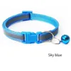 Reflective Breakaway Cat Collar Neck Ring Necklace Bell Pet Supplies Safety Elastic Adjustable Reflective Collar Pet Products 240429