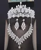 High Quality Wedding Crown Bridal Head Piece Pearl Tiara Jewelry Women Hair Accessories Set Silver Headpiece Big Pageant Crown CJ16842816
