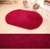 Dywany 1PC Pluszowy dywan chłonny miękkie maty drzwi dywany podłogowe do sypialni owalne kąpiele przeciwpoślizgowe toaleta ou 107