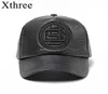 xThire Fall Hiver Leather Baseball CAP FAUX CHAPE HIVER HIVER SCAP SNAP Back pour hommes Hat de capuchon décontracté Fashion High Quality 2201152282804