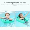 Mambobaby Baby Float Rings Swimming Rings Infant Swim Swim Ring Swim Trainer Swim Trainer não inflável Acessórios da piscina de bóia Toys 240426