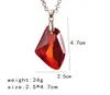 10pc Fashion Movie Charm Sorcerer Philosophen Magic Stone Halskette Rot Acryl Anhänger Potter Schmuck für Männer Frauen Geschenke9894162