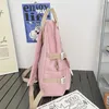 Backpack Joypessie Fashion Kawaii Bookbag para adolescentes para adolescentes School High School Black Women Mychila Bolsa de viagem fofa Rucksack