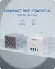 LENCENT Wall Socket Extender with 3 AC Outlets 3 USB Ports And Type C 7-in-1 EU Plug Charger OnOff Switch for Home 240415