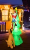 65ft uppblåsbar julgran Santa Decor Wled Lights Outdoor Yard Decoration5915519