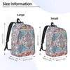 Backpack Men Women Large Capacity School For Student Floral Paisley Ethnic Mandala Bag