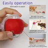 Kotek Rolling Ball Ptak Chirping Interactive Cats Toys Motion Motion Centor Kulki zabawki Random Rolling Pet Kitten Teaser Long Tail 240429