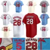 2024 Jersey de baseball bon marché personnalisé Walker Lars Nootbaar Nolan Arenado Stan Musial Adam Wainwright Paul Goldschmidt Albert Pujols Smith Contreras Dejong Herrera