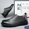 Casual Shoes Spring Autumn Vintage Work Men High Quality Business Tooling Dress Loafers Breattable Slip-On Luxury