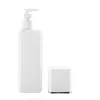 Bottiglie di stoccaggio bottiglia gel doccia bottiglia HDPE 300/400/500ml10pcs White Wash Hanitizer Signitizzatore Cosmetico Shampoo Condizionatore Dispenser