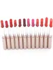 Lippenstift Make -up Mode farbenfrohe Lippenstifte 24 PCs 12 Farben Feuchende rote Lippenstock -Set P8516 Net17G6331357