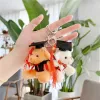 9 cm Cute Plush Doctor Hat Hat Keychain Girls Boys Bear Key Chain su Bag Trinket di laurea Studenti Giocattoli Giocate