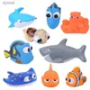 Bath Toys Ocean Animal Decoration Abonnerie jouet mignon Nemo Shark Bat Bat Dolly Fish Scuba Diving Swimming Splandelingwx