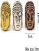 Tsunshine -Komponenten Buddha kleine spirituelle Metallperlen Mischen Sie Farben Silbergoldbronze Abstandshalter für Schmuck Herstellung Armband 8875904