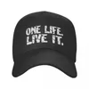 Ball Gaps Cool One Life Live It Baseball Cap -Baseball para hombres Mujeres personalizadas Ajustable Unisex Dad Hat Summer Snapback