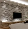 Stacked Brick 3D Stone Wallpaper Modern Wallcovering PVC Roll Wallpaper Brick Wall Background Wallpaper Grey For Living Room9254554