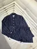 Dames Tracksuits Designer Brand Spring/Summer Nieuwe PRA High -setting Casual Style Stripe Gedrukt Polo Neck Shirt+Elastische taille Slanke shorts Set Gul5