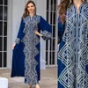 Vêtements ethniques Moyen-Orient Islamic Women's Dress Muslim Robe Sequin Broidered Abaya Dubai Wholesale