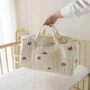 Xxi0 bebek bezi çantaları büyük anne çantası analık paketi bebek arabası bebek bezi organizatör taşınabilir bagaj tote seyahat değiştiren messenger d240430