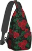 Rugzak rose sling tas dames crossbody borst wandelen dagpack mannen reizen casual rijden buiten strandachterpakket