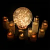Luzes de vela eletrônica LED remotas sem chamas sem chamas vela de vidro liderado com timer de controle para o casamento de decoração de casa de natal 240416
