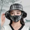 Bérets Cycling Face Protection Masque Suncreen Wide Brim Hat For Women Girls Outdoor Work Sunshade UV Fisherman Chapeaux