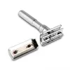 Mens Adjustable Double Edge Safety Razor Classic Mens Hair Removal Shaver 5 Blades Make it Personal 240410