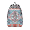 Backpack Men Women Large Capacity School For Student Floral Paisley Ethnic Mandala Bag