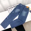 Zomer gedrukte jeans hoogwaardige jeans tweedelig pak kleding en broek nieuwe jeans de nieuwste mode jeans heren jeans dames jeans roll jeans