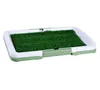 Katzenbetten Möbel 3 Schichten Hund Haustier Töpfchen Training Pee Pad Matte Tablett Gras -Toilettensimulation Rasenblätter Innenräume 7189324