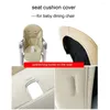 Barnvagnsdelar Säte Kudde för Peg Perego Siesta Zero 3 AAG Prima Pappa Högstol Baby Pu Leather Safety Belt Shoulder Crotch Pad