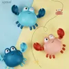 Badspeelgoed nieuw baby bad speelgoed cartoon kinderen leren en cognitie schattige dieren zwemmen kikker schildpad krab klassiek babywater toywx1