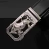 Ceintures Luxury Marque Tiger Buckle Automatic Man White Belt White Great Leather Fashion Designer décontracté de haute qualité CEINTER HOMME XW