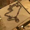 Colliers de pendentif de créateur grand collier à broches chaîne de papier pendant et femmes collier épais