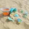 Secv Sand Play Fun Fun Children Beach ToysPlay Play Play Play Foldable Portable Sand Bucket Summer Outdoor Toy Beach Kid for Kid D240429