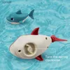 Zabawki do kąpieli przedszkola kąpielowa Śliczna kreskówka pływacka kręta rekina kołnierzowe ogon obrotowy urządzenie plażowa wanna dla niemowląt dmuchanie Toywx131