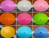 Umbrellas 50pcslot Chinese Colored Bamboo Umbrella China Traditional Dance Color Parasol SN8622395149