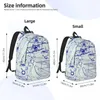 Sac à dos ordinateur portable Old Airplane Classic Flight Vintage Style Vintage Jets Nostalgic School Sac Durable Étudiant Boy Girl Voyage