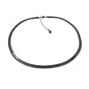Chains Fashion Golden Black Flat Snake Chain Herringbone Choker Necklace For Women Gifts Stainless Steel 5Mm 15.7Add4Cm Drop Deliver Dhtxn