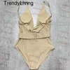 NOUVEAU 24SS HOLTER DESCRIPTIONS SWEURS FEMMES Body combinaison V Neck One Piece Bathing Fssuites Suite des femmes de maillots sexy Bikini de maillots de bain