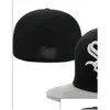 Ball Caps 2023 Heren Chicago Baseball gemonteerd NY La Sox Letter Gorras voor mannen Women Fashion Hip Hop Bone Hat Summer Sun Sport Grootte CASQ DHHPT