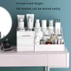 Kosmetischer Organisator große Kapazität Kosmetische Aufbewahrungsbox für Make -up -Organisatoren Schmuckpolierpolierbad Plastik Organisation Hauseinrichtung Q240429