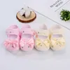 Sandals Baby girl casual shoes newborn baby girl socks shoes non slip soft soles first step walker childrens cotton soaked shoes sandalsL240429