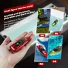 Mini RC Boat 5km/h Radio Remote Controlled High Speed Ship with LED Light Palm Boat Summer Water Toy Pool Toys Models Gifts 240417